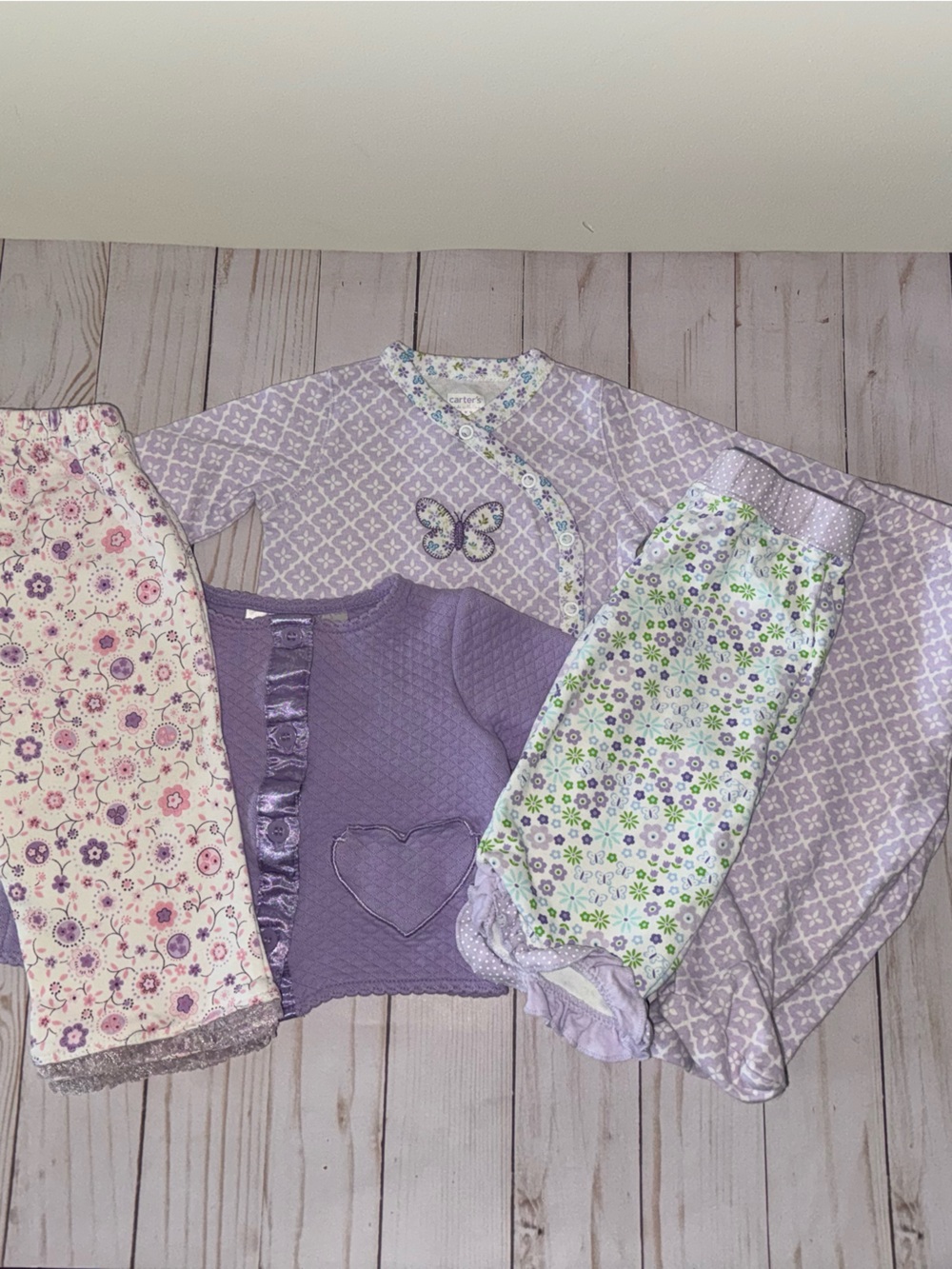 0-6M Purple outfit bundle